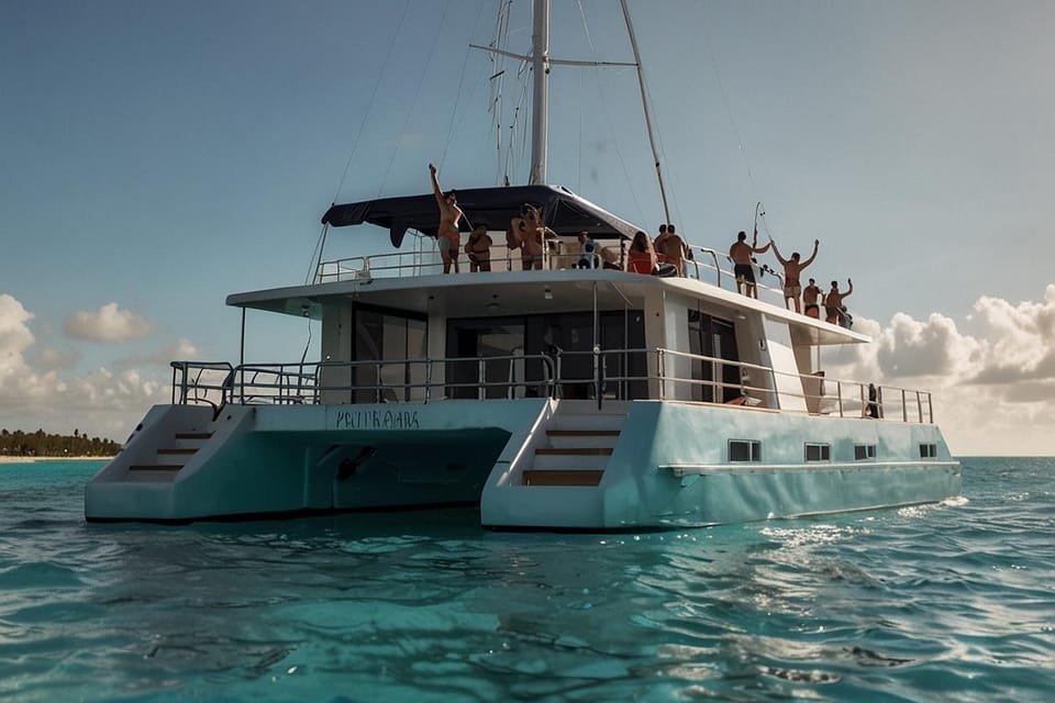 PARTY BOAT WITH OPEN BAR CATAMARAN CRUISE PUNTA CANA - Image 5