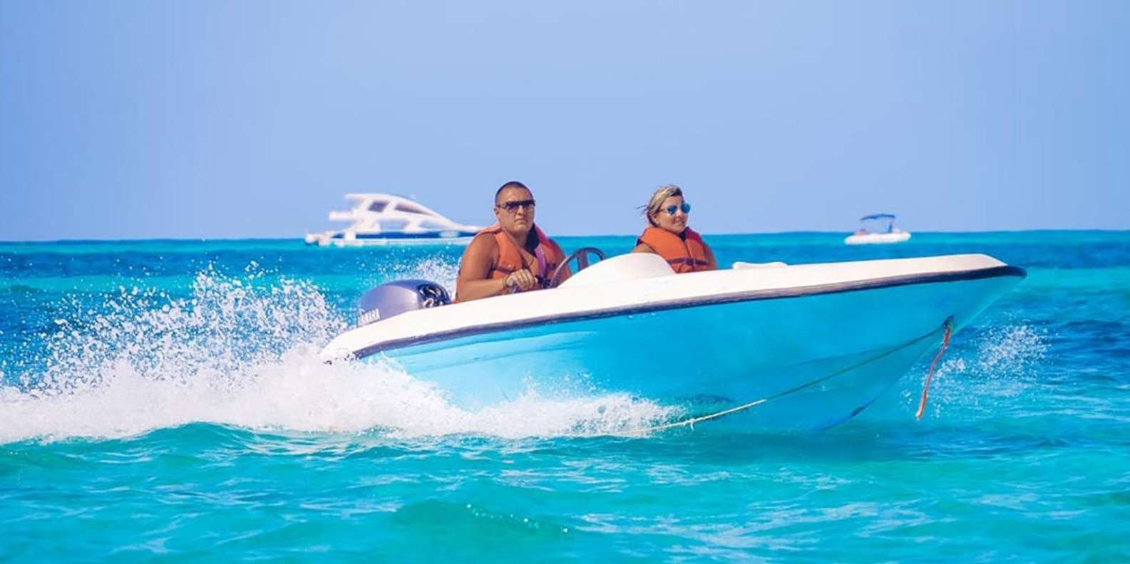 Punta Cana: Bávaro Natural Pool Speedboat Tour & Snorkeling - Image 2